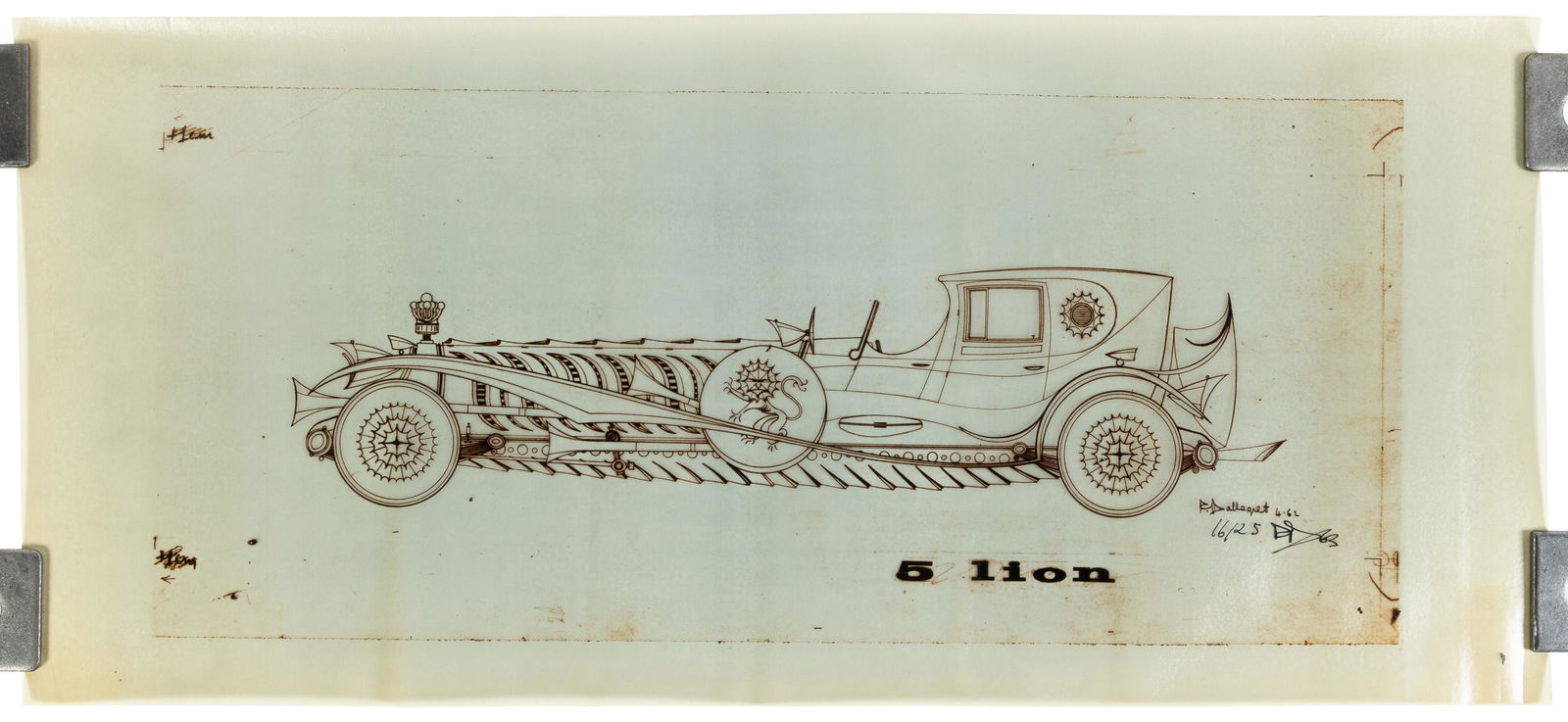 Rare automobile prints by FranÃ§ois Dallegret: Heading: Author: Dallegret, FranÃ§ois Title: Twelve fantasy automobile plates by FranÃ§ois Dallegret Place Published: No place Publisher: Date Published: 1962-1963 Description: