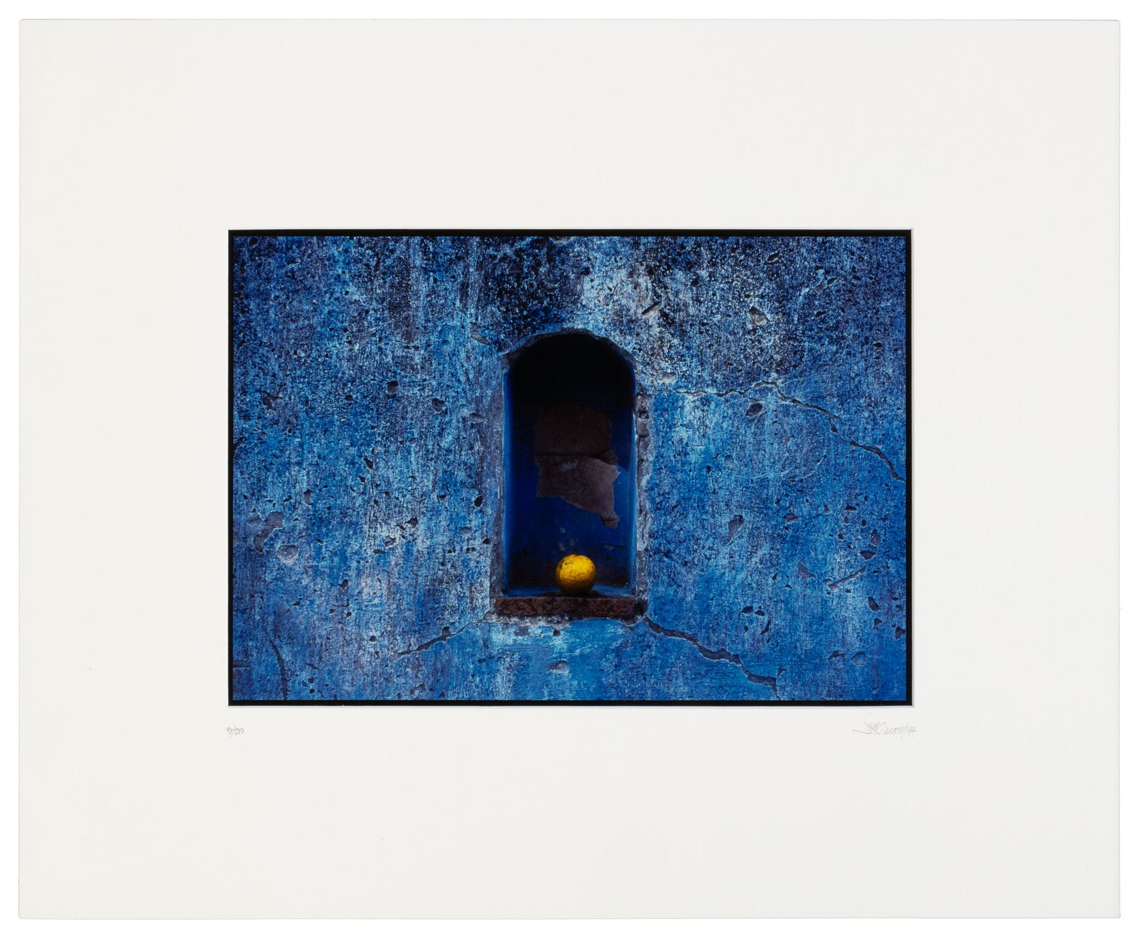 Niche with Orange...signed by Jeffrey Becom (1 of 3)