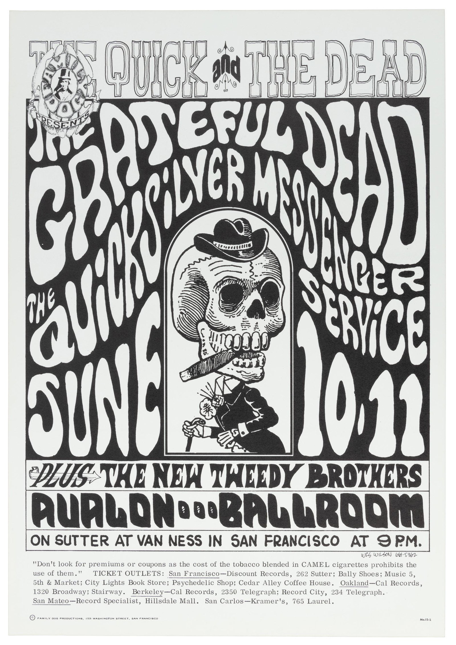 Grateful Dead by Wes Wilson 1966 (1 of 1)