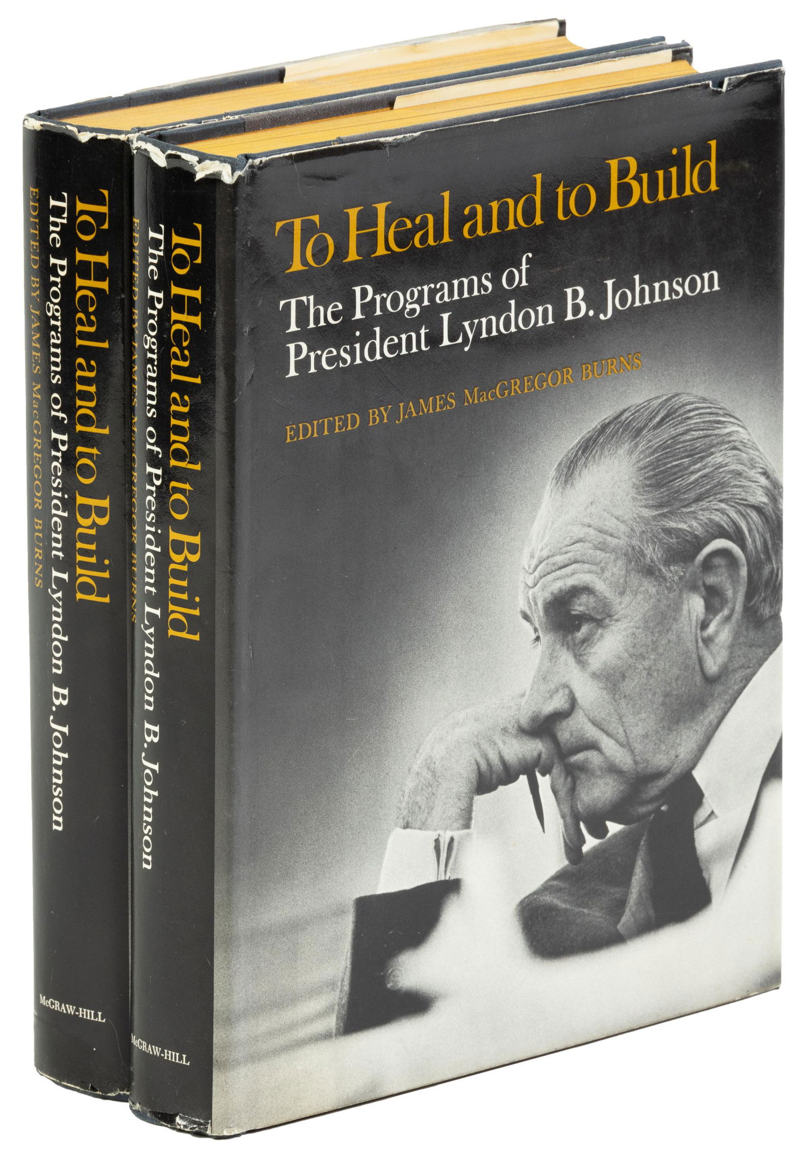 2 volumes signed by Lyndon Johnson (1 of 7)