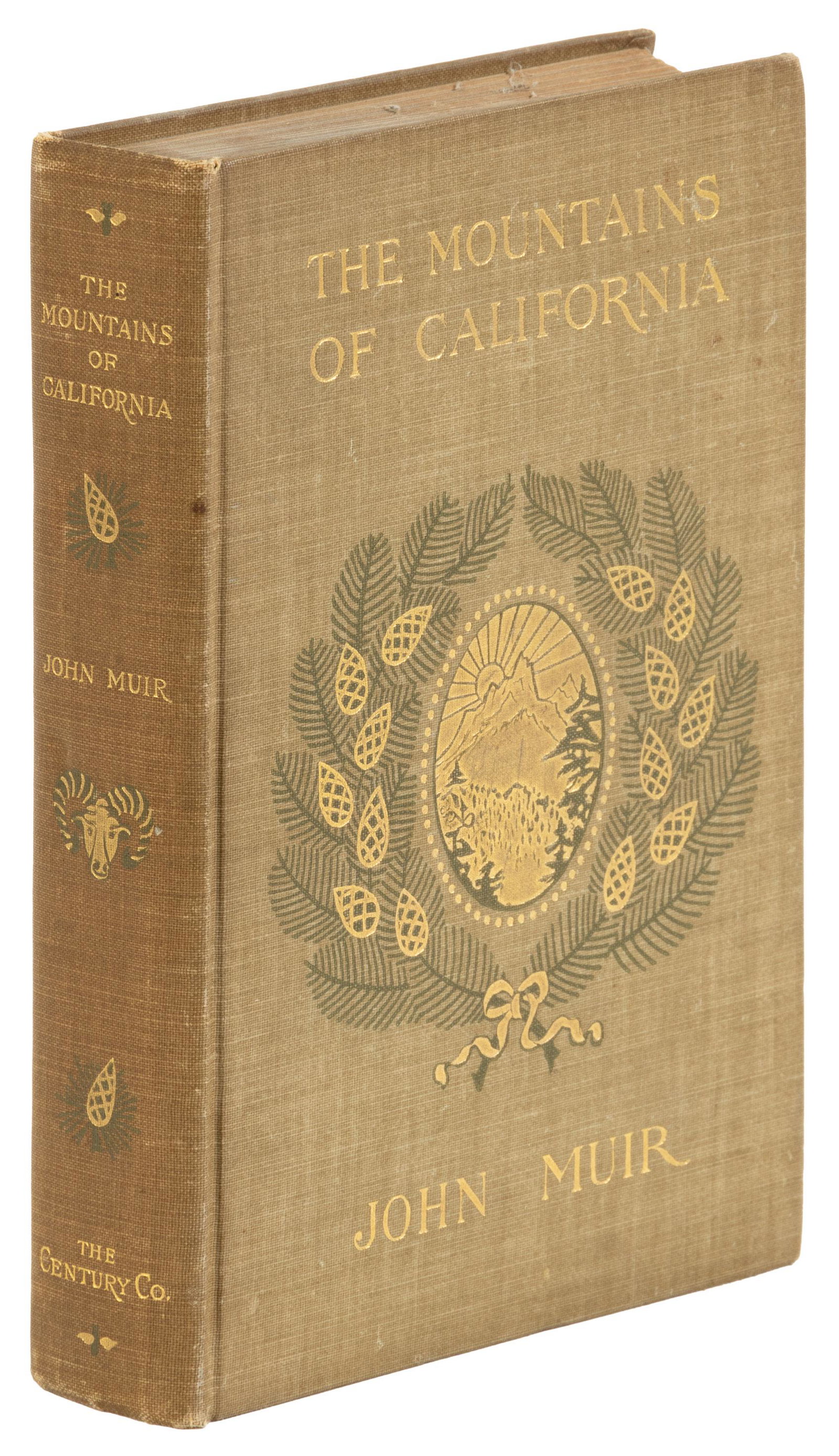 John Muir Mountains of California 1903: Heading: Author: Muir, John Title: The Mountains of California Place Published: New York Publisher:The Century Co. Date Published: 1903 Description: xiii, [3], 381 pp. With