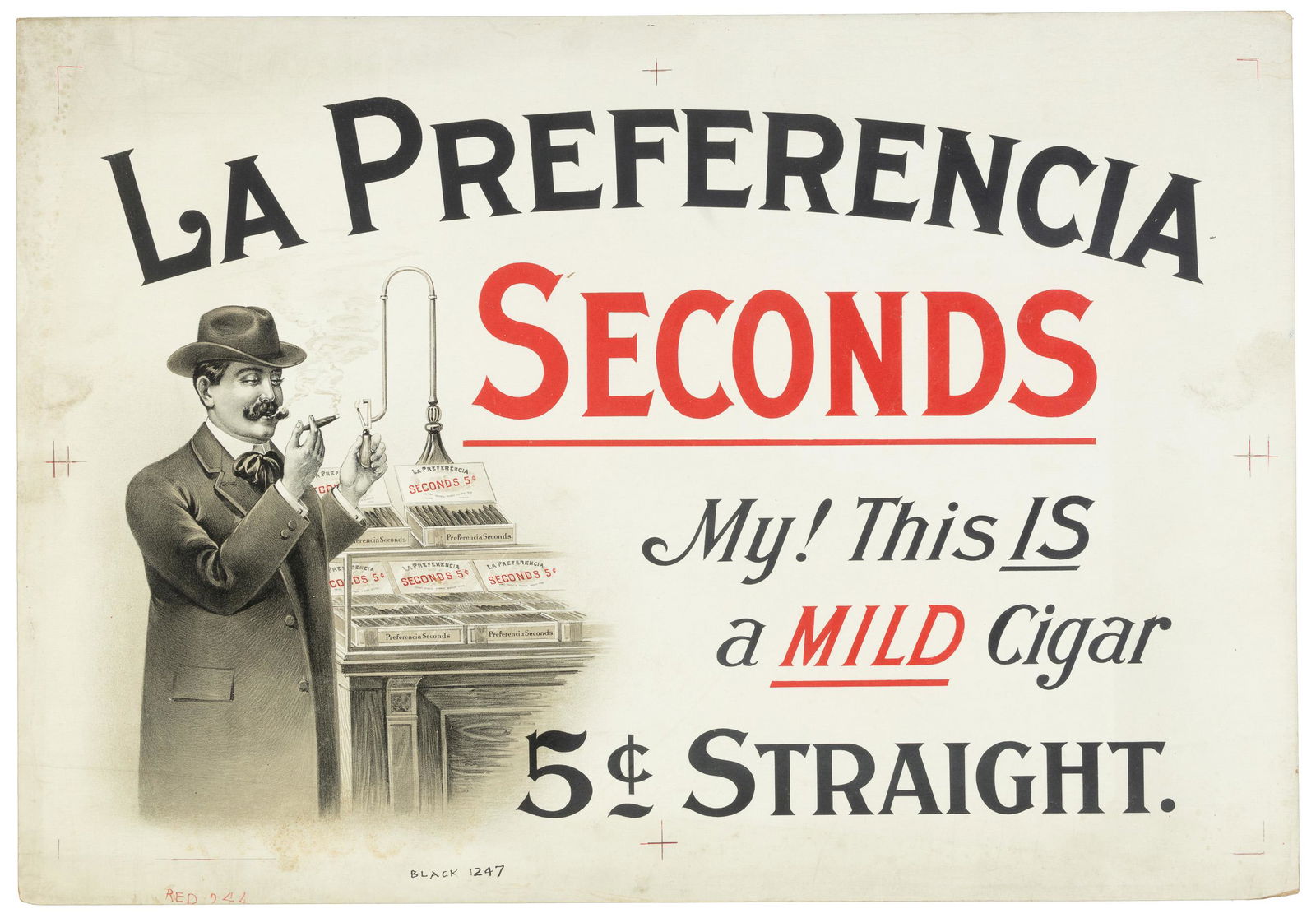 Poster for a five-cent cigar (1 of 1)