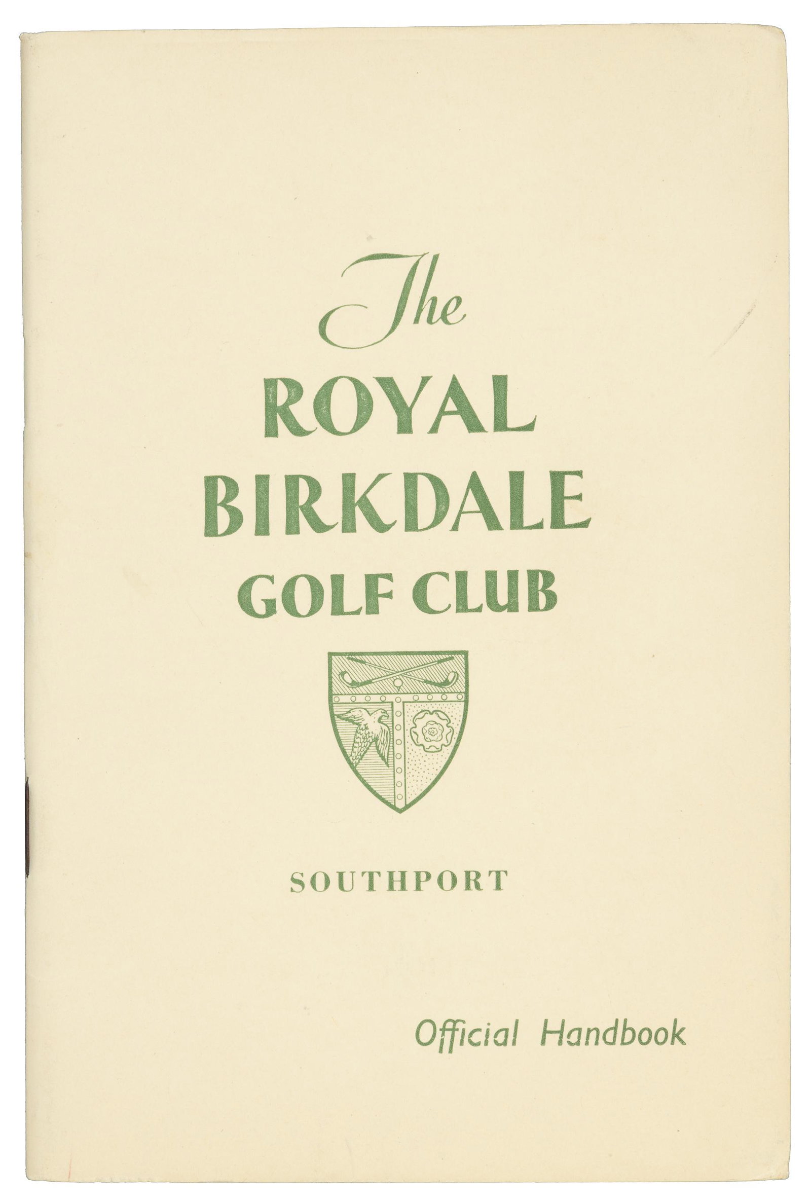 Royal Birkdale Golf Club: Official Handbook (1 of 3)