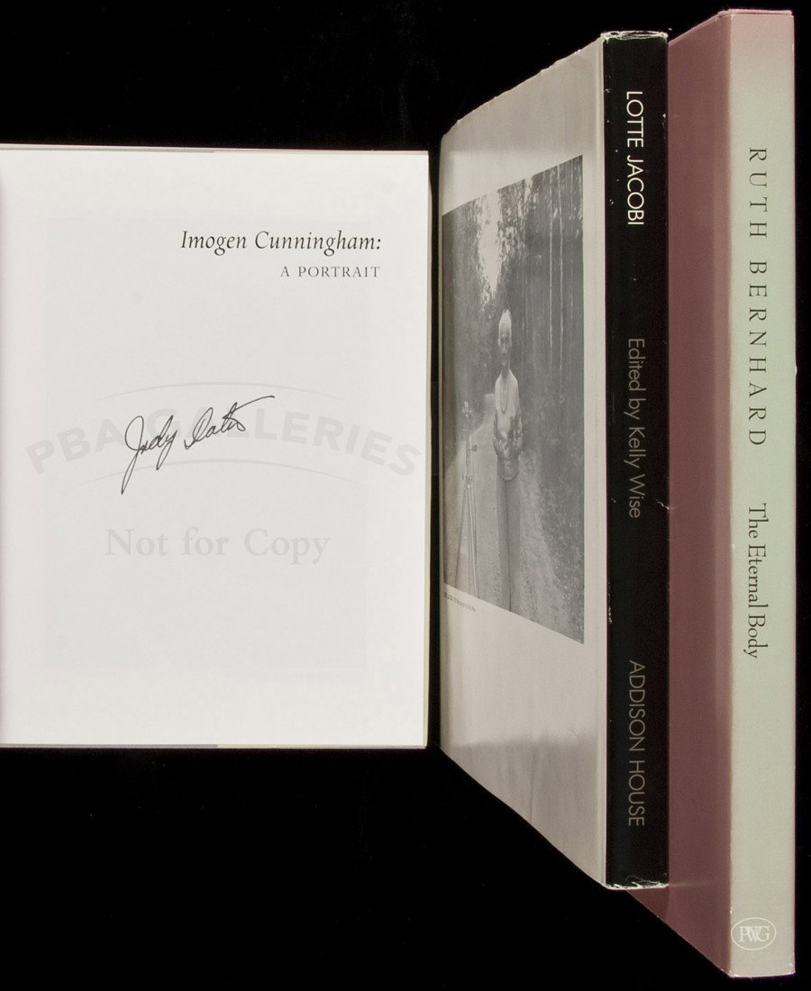 Three volumes on photography, each signed: Title: Three volumes on photography, each signed Author: ** Description: Includes: Bernhard, Ruth. The Eternal Body: A Collection of Fifty Nudes. Signed by Bernhard on the title page. Photography West