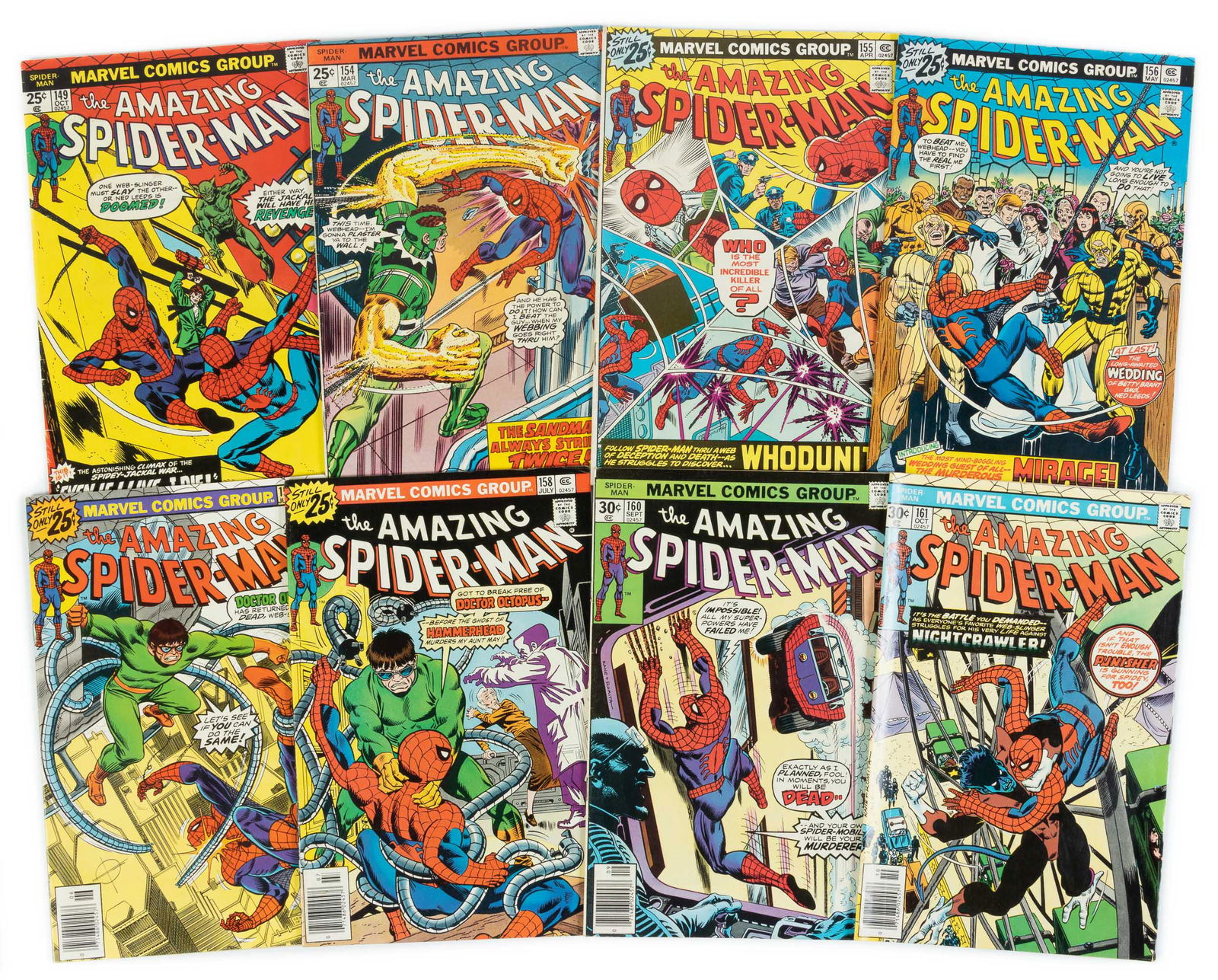 AMAZING SPIDER-MAN #s 149, 154-158, 160-169, 201 * 17 Comics (1 of 4)