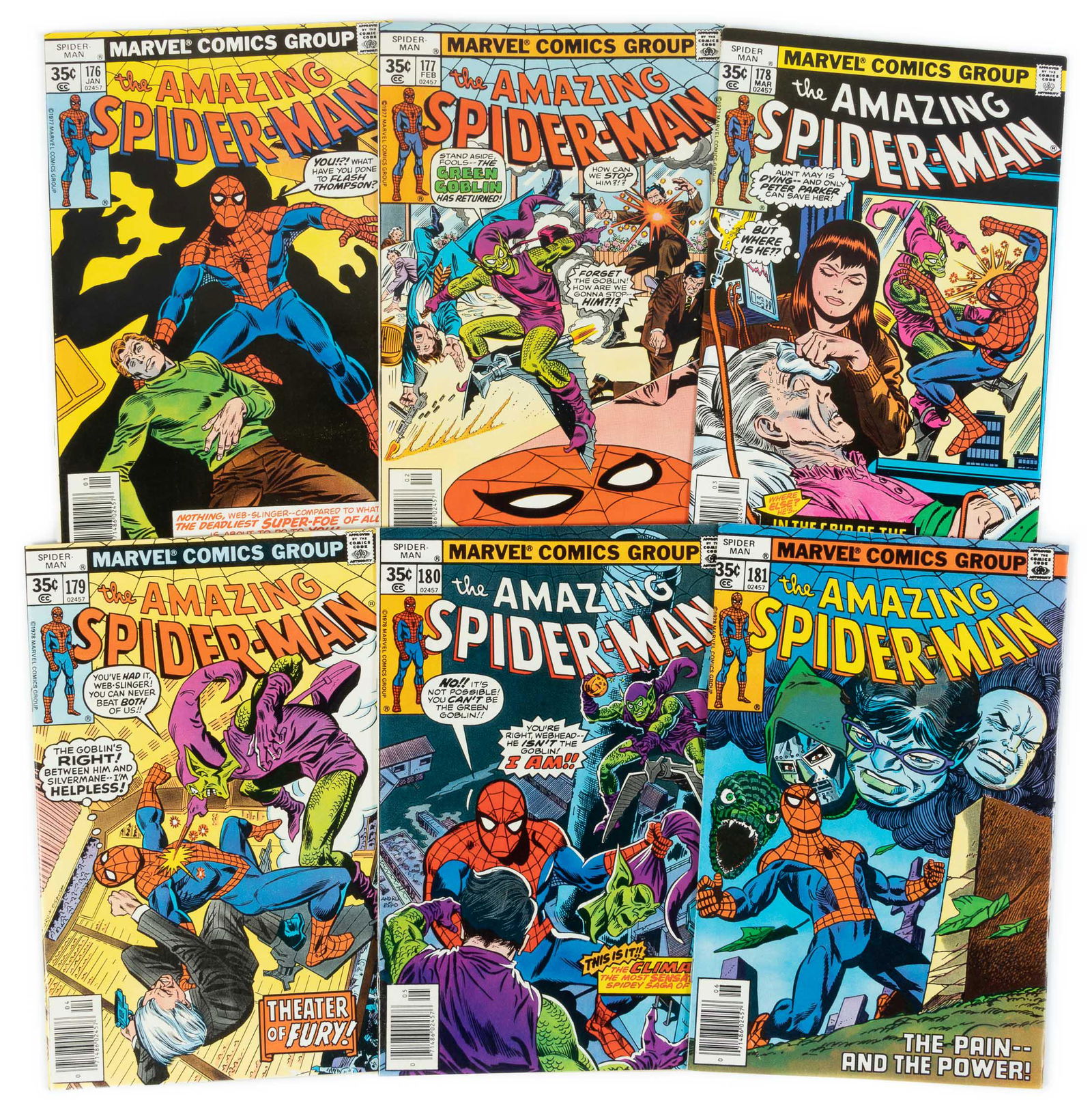AMAZING SPIDER-MAN #s 176-187 * Lot of 12 Comics (1 of 4)