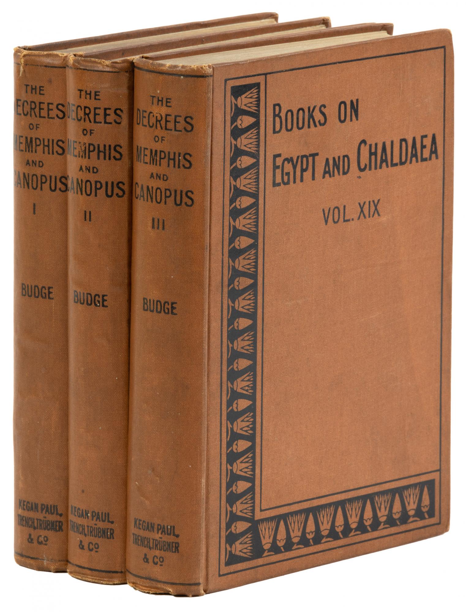 Wallis Budge study of the Rosetta Stone (1 of 4)