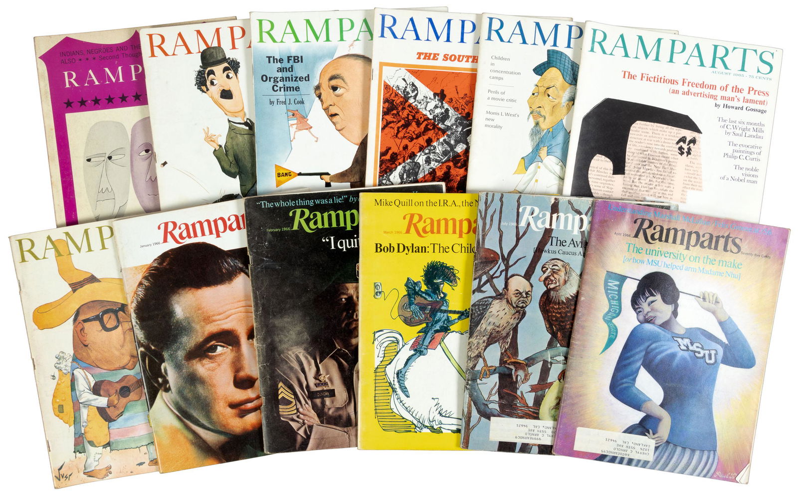 62 issues of Ramparts 1964-74 (1 of 2)
