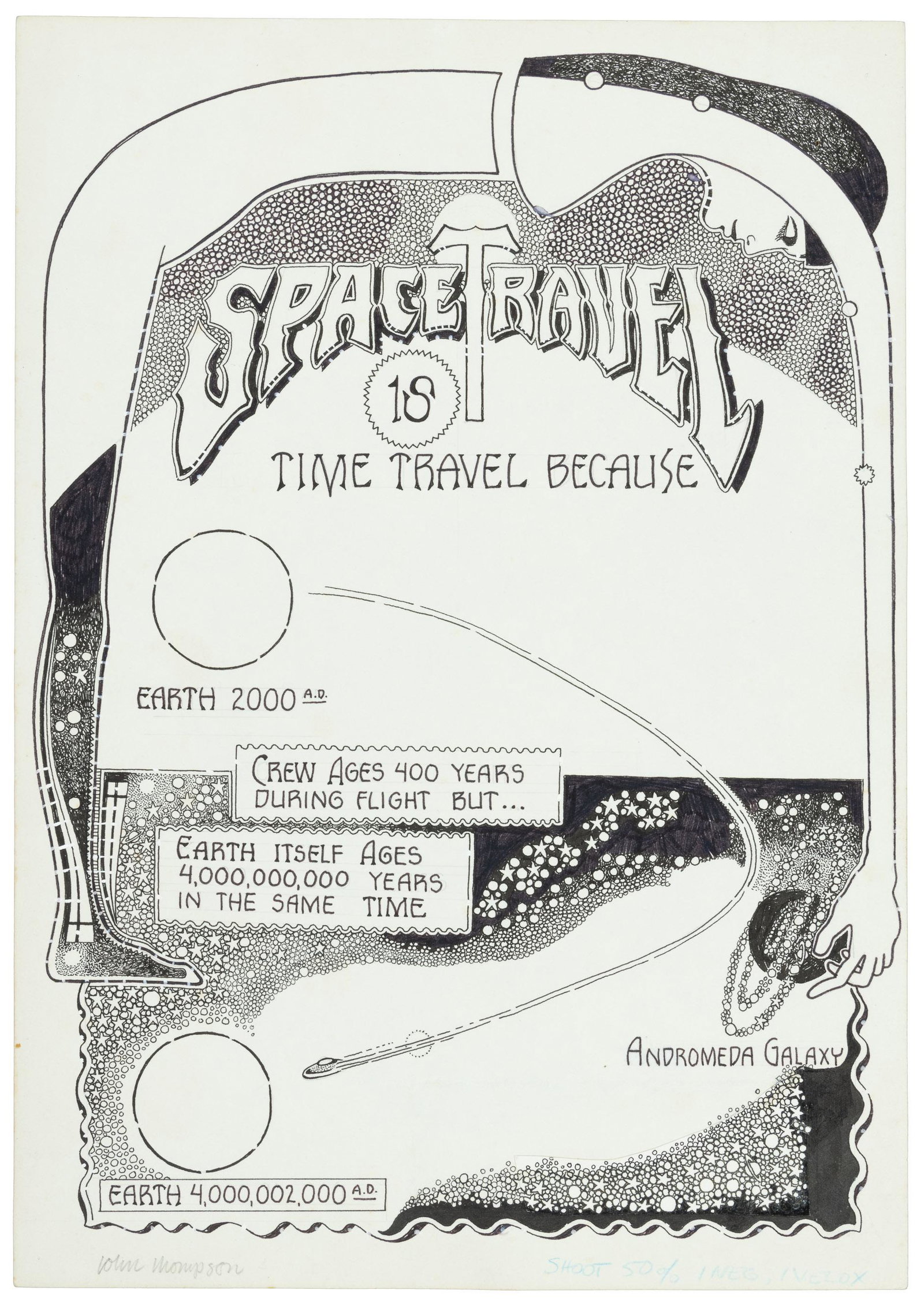 Original art for Anton Wilson's Cosmic Trigger (1 of 4)