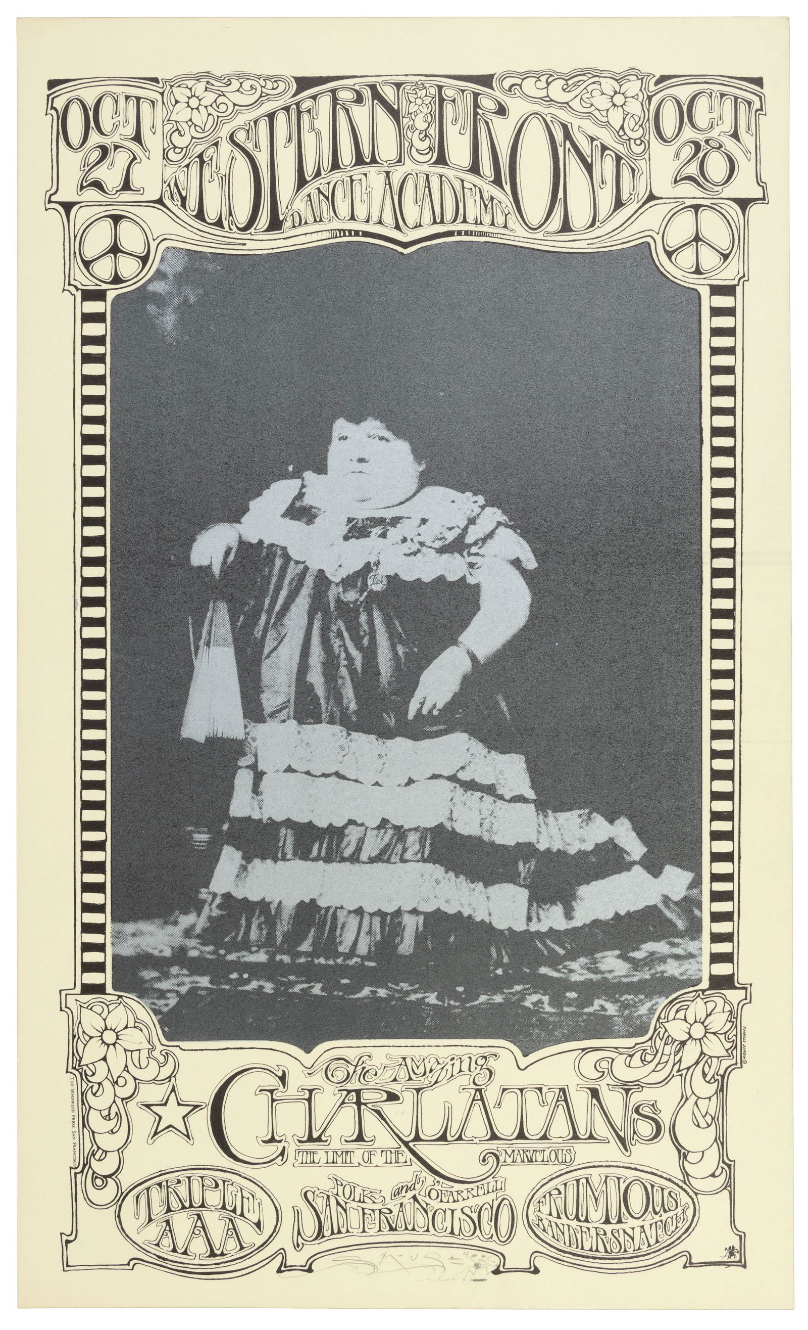 Charlatans poster signed by Stanley Mouse (1 of 2)