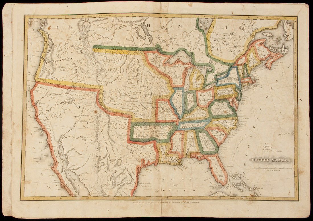 Goodrich's Larger atlas w/7 maps 1826: Title: Goodrich's Larger Atlas. Atlas, accompanying Rev. C.A. Goodrich's School Geography Author: Goodrich, [Samuel Griswold] Description: With 7 copper-engraved maps, 6 of them hand colored (3 are do