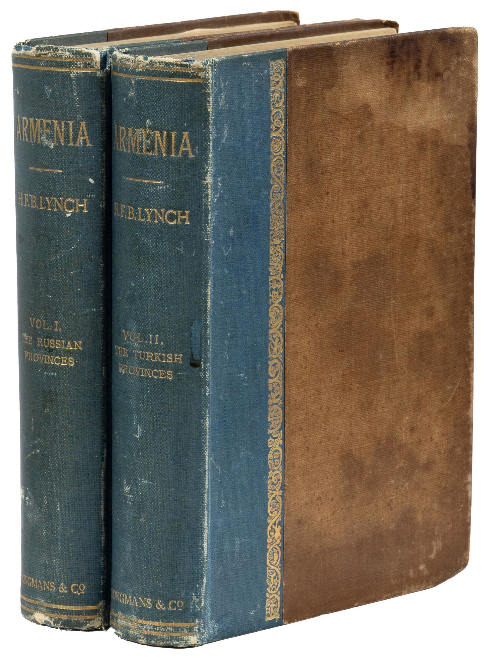 Frederick R. Burnham's copy of Armenia: Heading: Author: Lynch, H. F. B. Title: Armenia, Travels and Studies Place Published: London Publisher:Longmans, Green and Co. Date Published: 1901 Description: 2 volumes.