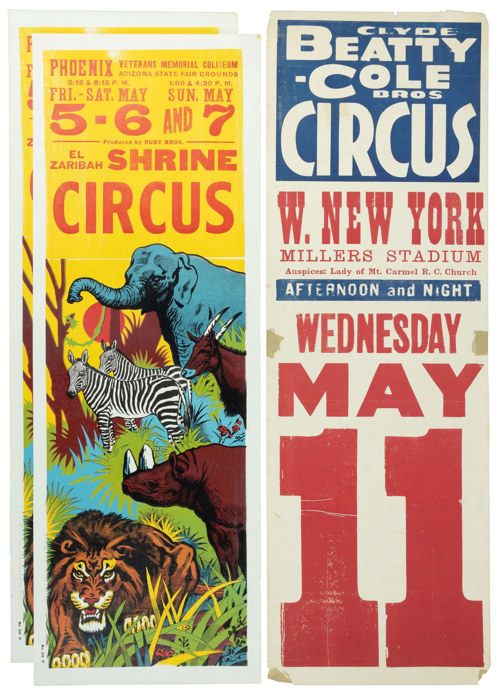 Eight circus posters (1 of 5)