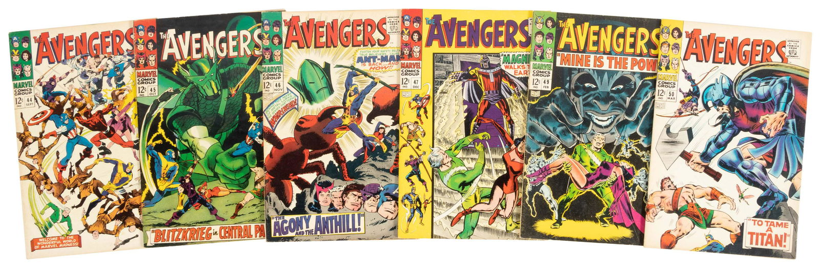 AVENGERS #s 44, 45, 46, 47, 49, 50 * F/VF (1 of 1)