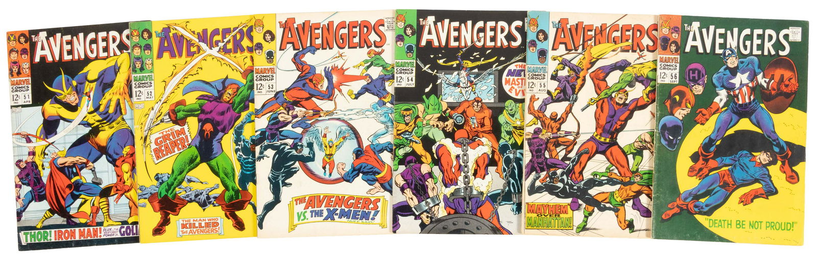 AVENGERS #S 51-56 * Six Comics (1 of 1)