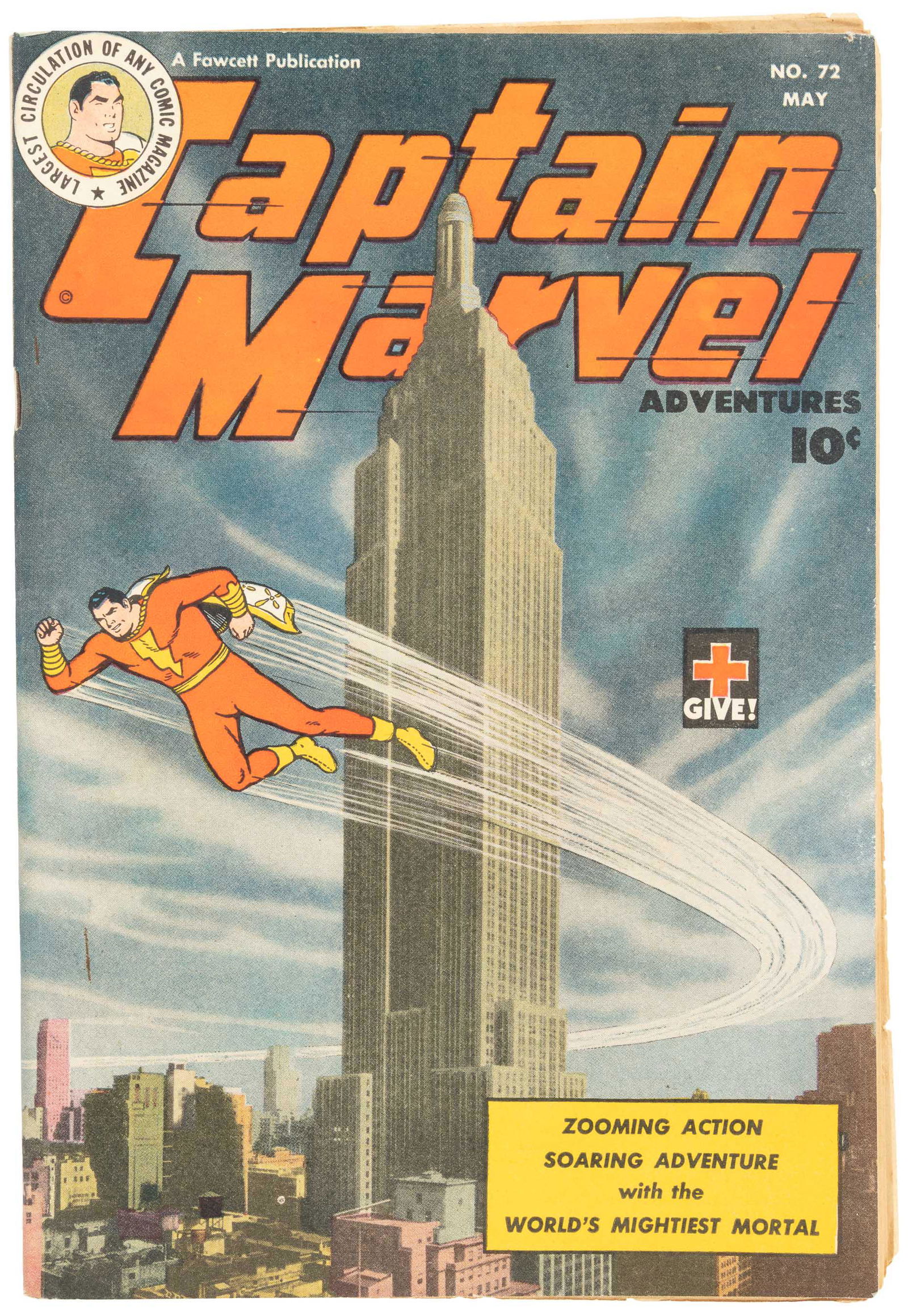 CAPTAIN MARVEL ADVENTURES #72 * 3.5 (1 of 2)