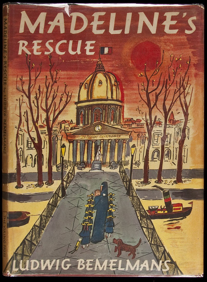 Ludwig Bemelmans Madeline's Rescue 1st Edn in DJ: Title: Madeline's Rescue Author: Bemelmans, Ludwig Description: Illustrations by the author. (4to) red cloth, pictorial dust jacket. First Edition.Recipient of the 1954 Caldecott Medal. Heading: zzfPl