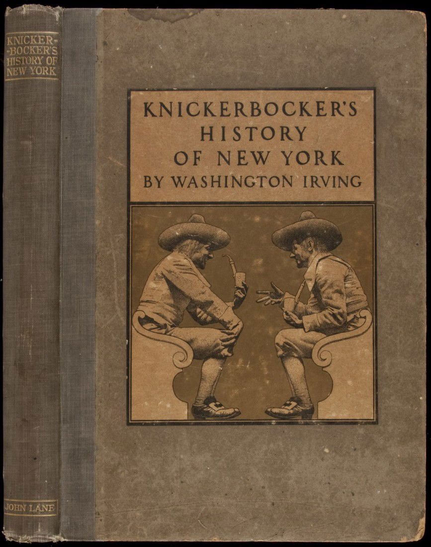 History of New York 1900 illus by Parrish: Title: A History of New York from the Beginning of the World to the End of the Dutch Dynasty Author: [Irving, Washington] Knickerbocker, Diedrich, pseud. Description: Illustrated by Maxfield Parrish w