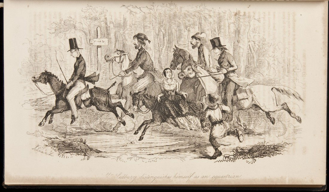 Adventures of Mr. Ledbury and His Friend: Title: Adventures of Mr. Ledbury and His Friend Jack Johnson Author: Smith, Albert Description: Various paginations. 18 etched plates by John Leech, smaller illustrations in text. (8vo) later three-qu