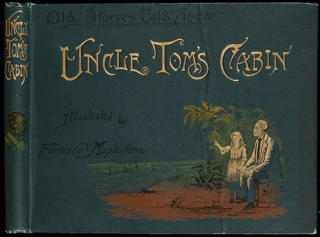 Uncle Tom's Cabin with chromolithographs: Title: Uncle Tom's Cabin Author: [Stowe, Harriet Beecher] Description: Edited by Julia S.E. Rae. 6 full page chromolithographs and 6 sepia lithographs in text by Florence Maplestone. 17x22.5 cm. (6¾x