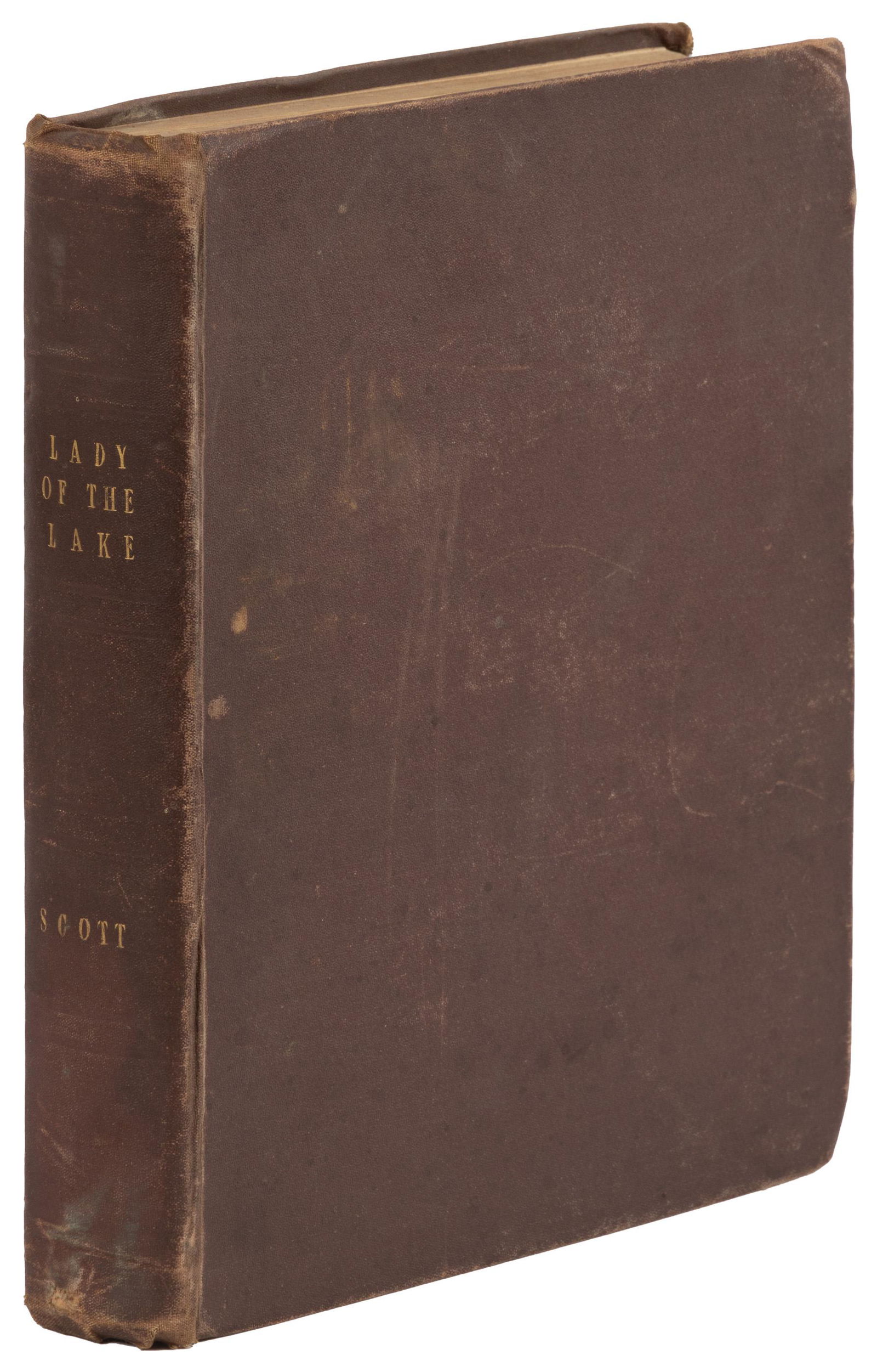 Walter Scott's Lady of the Lake, first edition: Heading: Author: Scott, Walter Title: Lady of the Lake; a Poem Place Published: Edinburgh / London Publisher:John Ballantyne and Co. / Longman, Hurst, et. al. Date Published: 1810 Desc