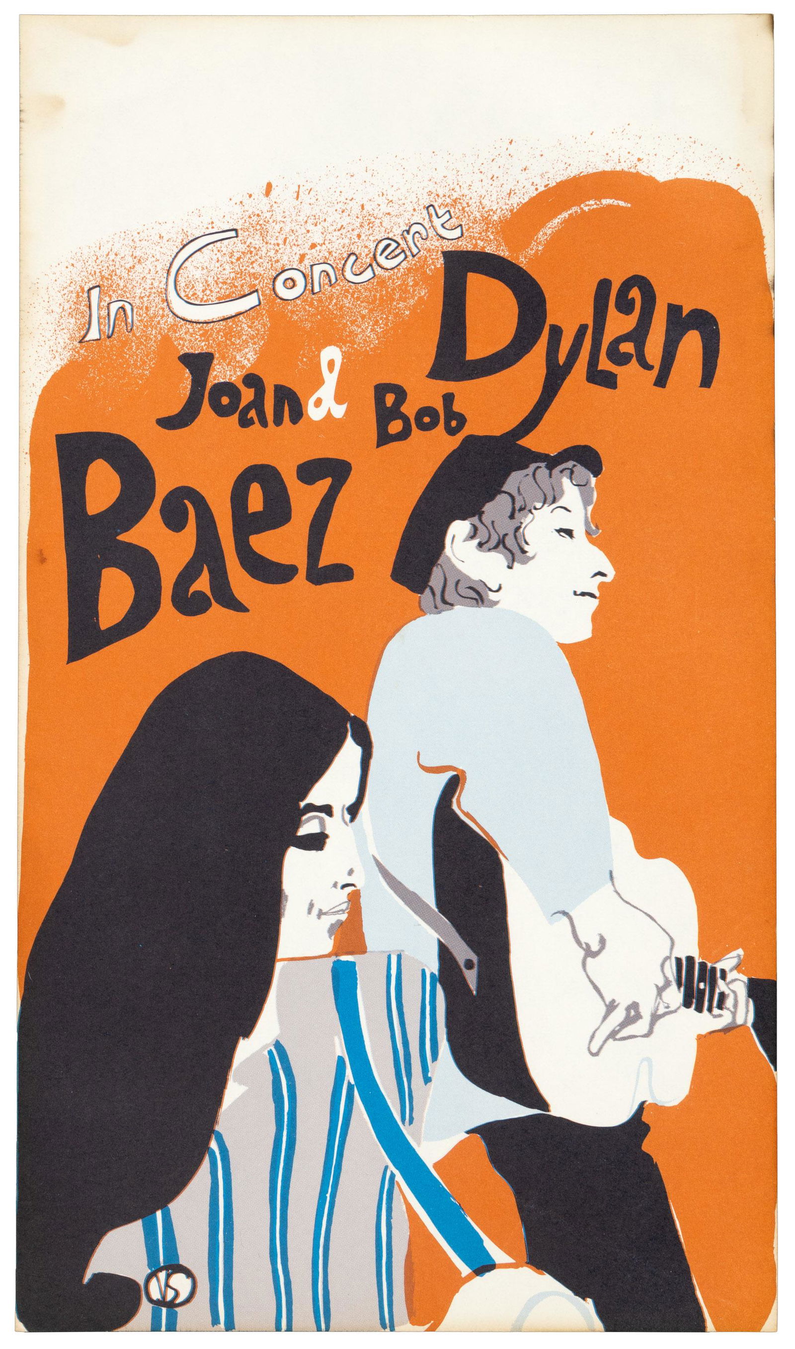 Bob Dylan & Joan Baez 1965 Handbill (1 of 1)