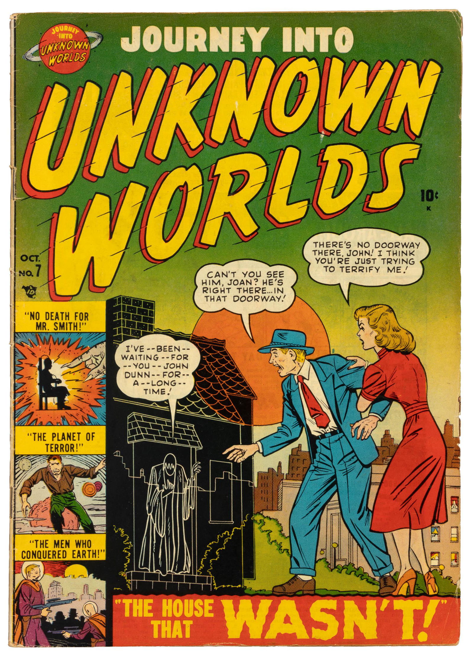 JOURNEY INTO UNKNOWN WORLDS #7 * 3.0 * Basil WOLVERTON * Wart Report (1 of 2)