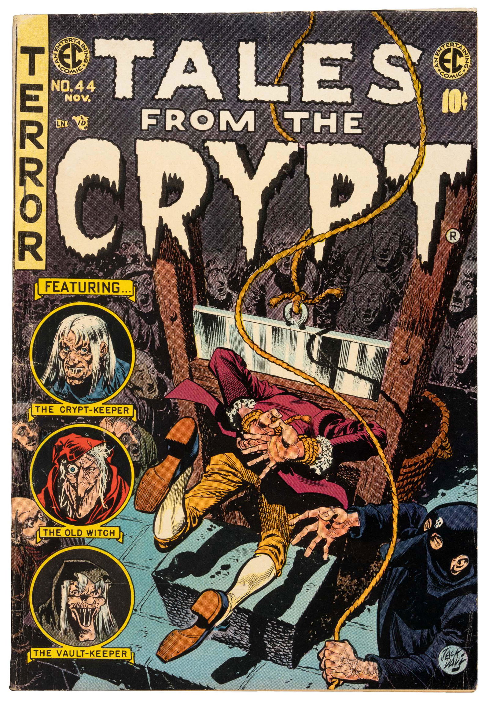 TALES FROM THE CRYPT #44 * 4.0 * Forever Ambergris * Moby Blecch: Heading: Author: Title: TALES FROM THE CRYPT No. 44 Place Published: Publisher:EC [Indicia: I.C. Publishing Co., Inc.] Date Published: October-November, 1954 Description: