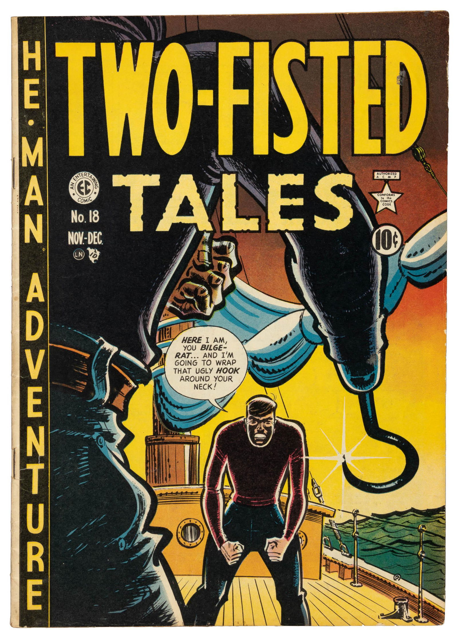 TWO-FISTED TALES #18 [1st Ish] * 4.5 * He-Man Adventure (1 of 1)