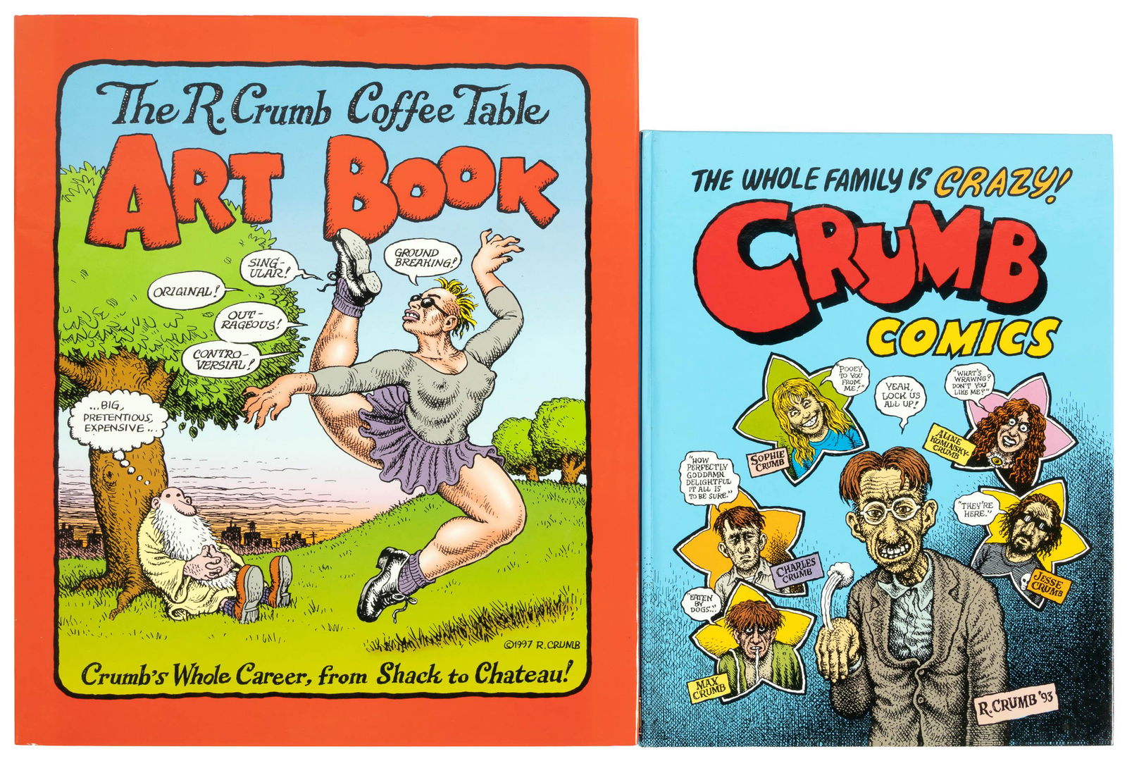 Lot of 2 Signed Books by Robert CRUMB (1 of 3)
