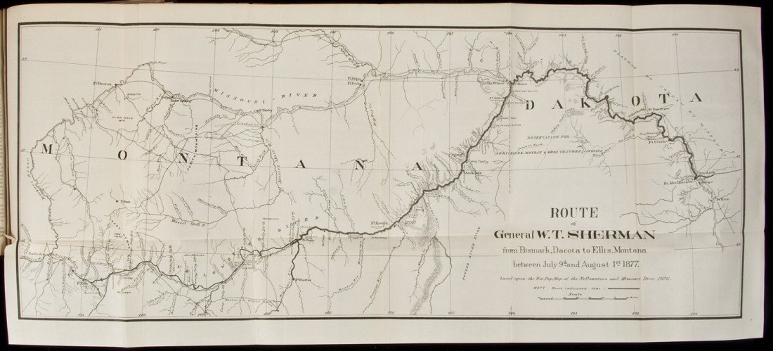 Inspections of Sheridan & Sherman 1878: Title: Reports of Inspection Made in the Summer of 1877 by Generals P.H. Sheridan and W.T. Sherman of Country North of the Union Pacific Railroad Author: Sheridan, P[hilip] H. & W[illiam] T. Sherman D