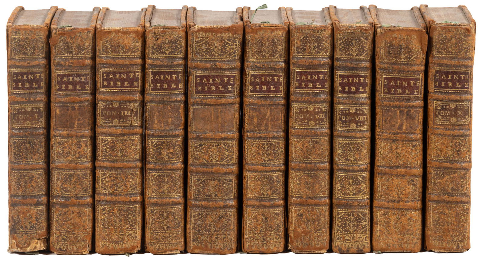 Holy Bible in French 10 vols. 1730 (1 of 1)