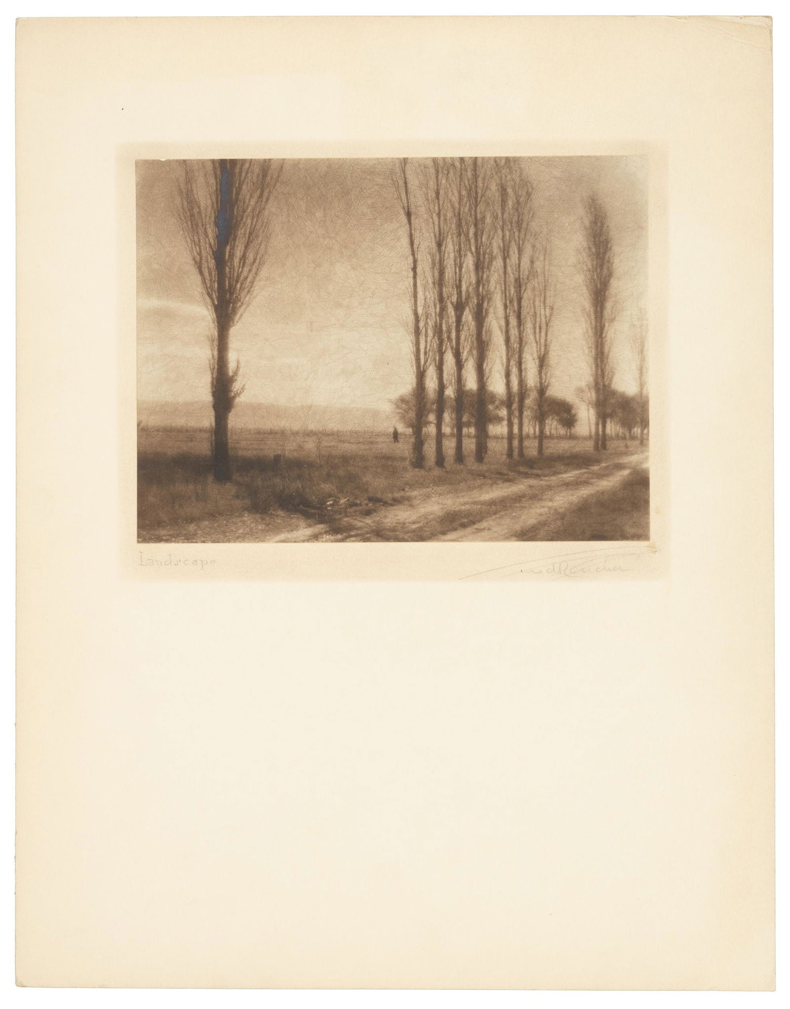 Landscape signed by Fred R. Archer (1 of 3)