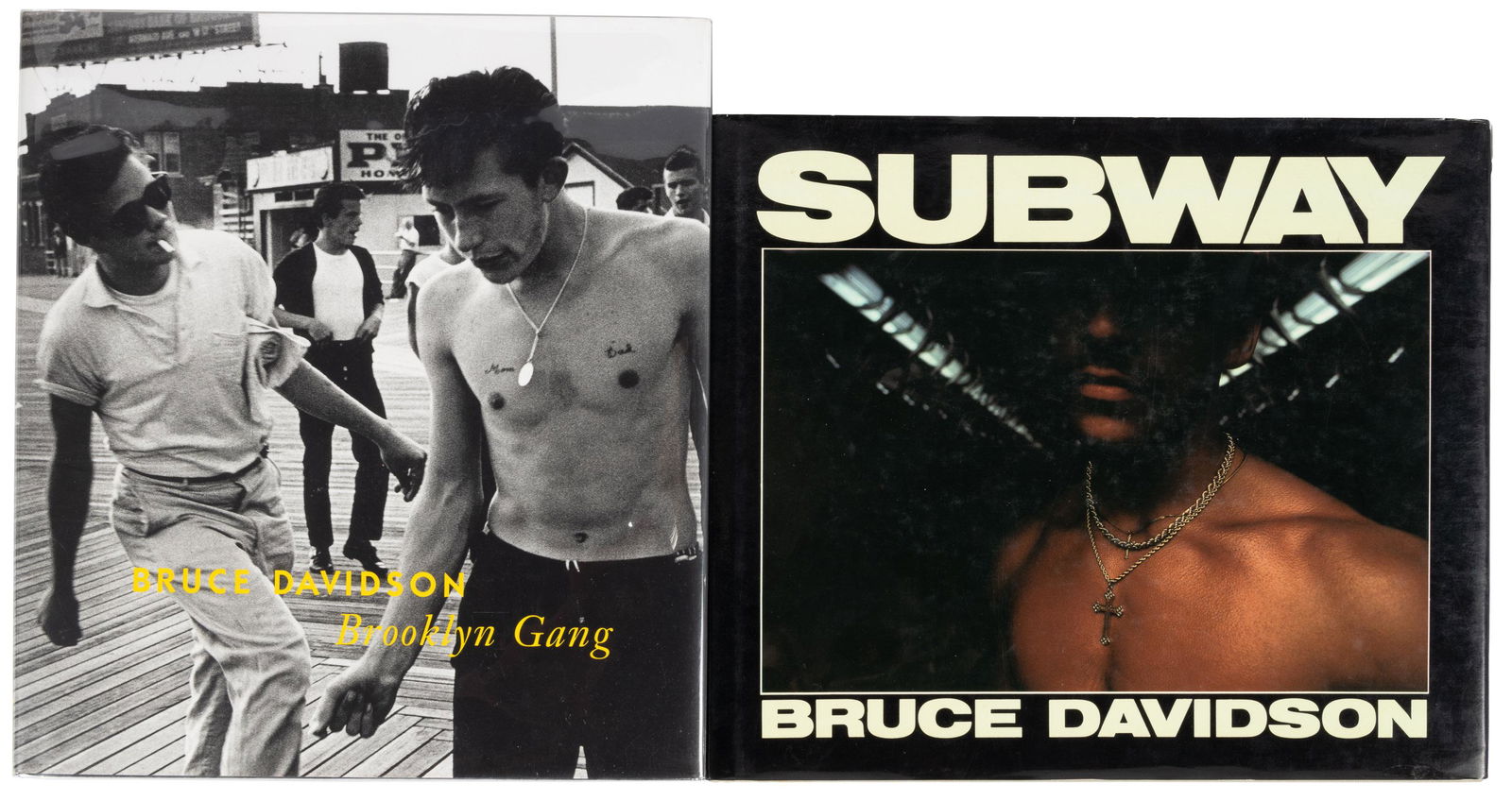 2 Bruce Davidson photography monographs: Heading: Author: Davidson, Bruce Title: Two Bruce Davidson photography monographs Place Published: Publisher: Date Published: 1986-1998 Description: 2 volumes. Each c