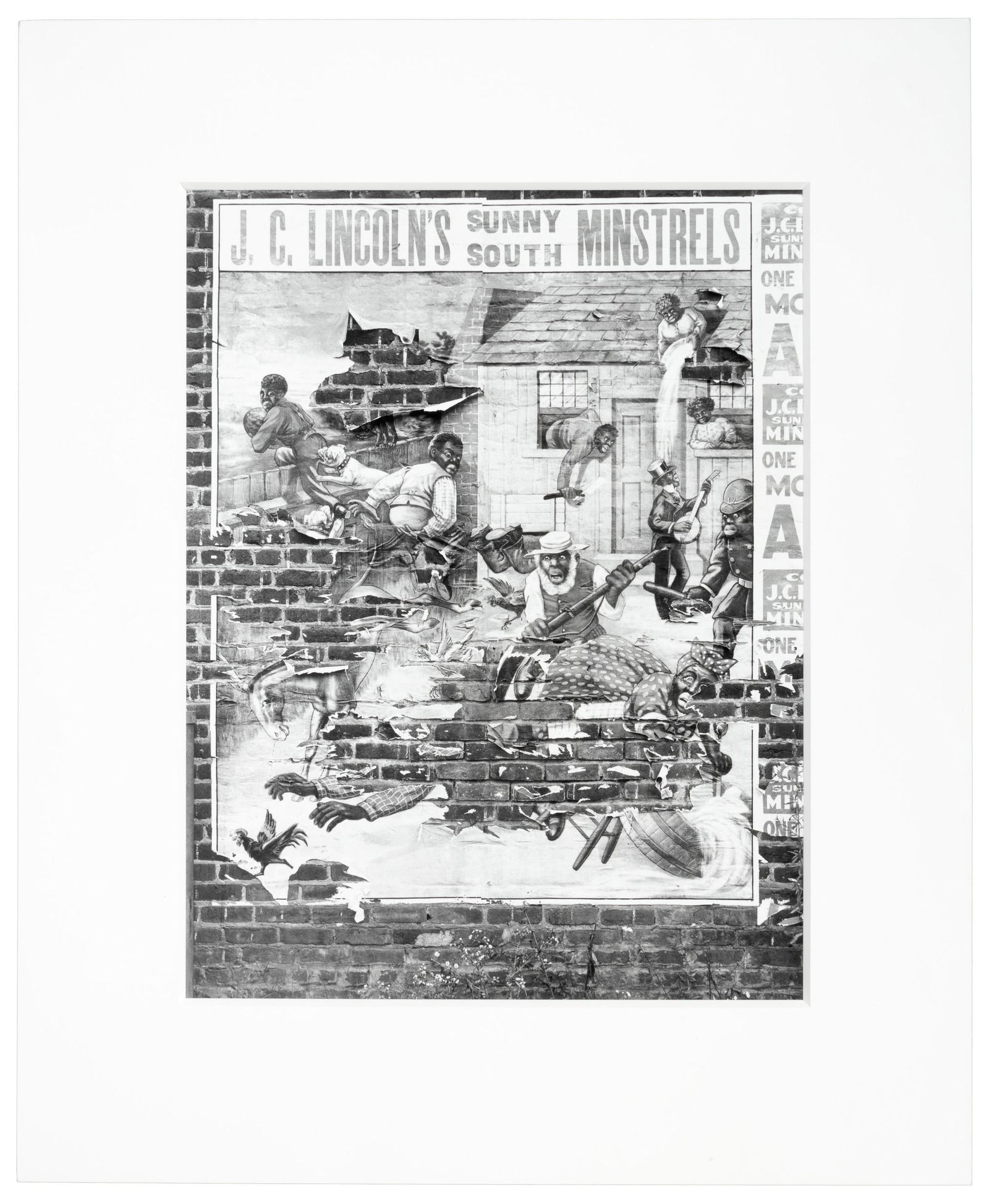 Signed by Walker Evans, one of 75 printed: Heading: Author: Evans, Walker Title: Minstrel Showbill Poster, Alabama, 1936 Place Published: Publisher: Date Published: 1936; print: 1974 Description: Gelatin silver pri