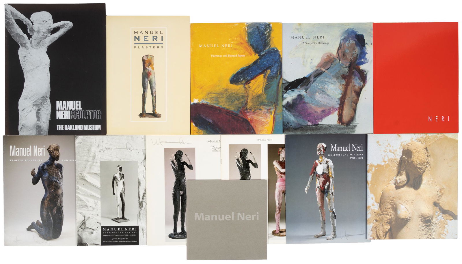 Twelve Manuel Neri items, 10 of which signed (1 of 5)