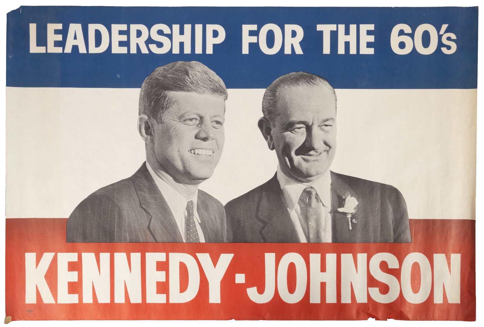 Two John F. Kennedy campaign posters (1 of 2)