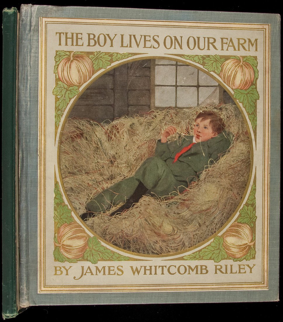 Two works by James Whitcomb Riley: Title: Two works by James Whitcomb Riley Author: Riley, James Whitcomb Description: Includes: The Orphant Annie Book. Illustrations by Ethel Franklin Betts. Cloth-backed pictorial boards. First Editio