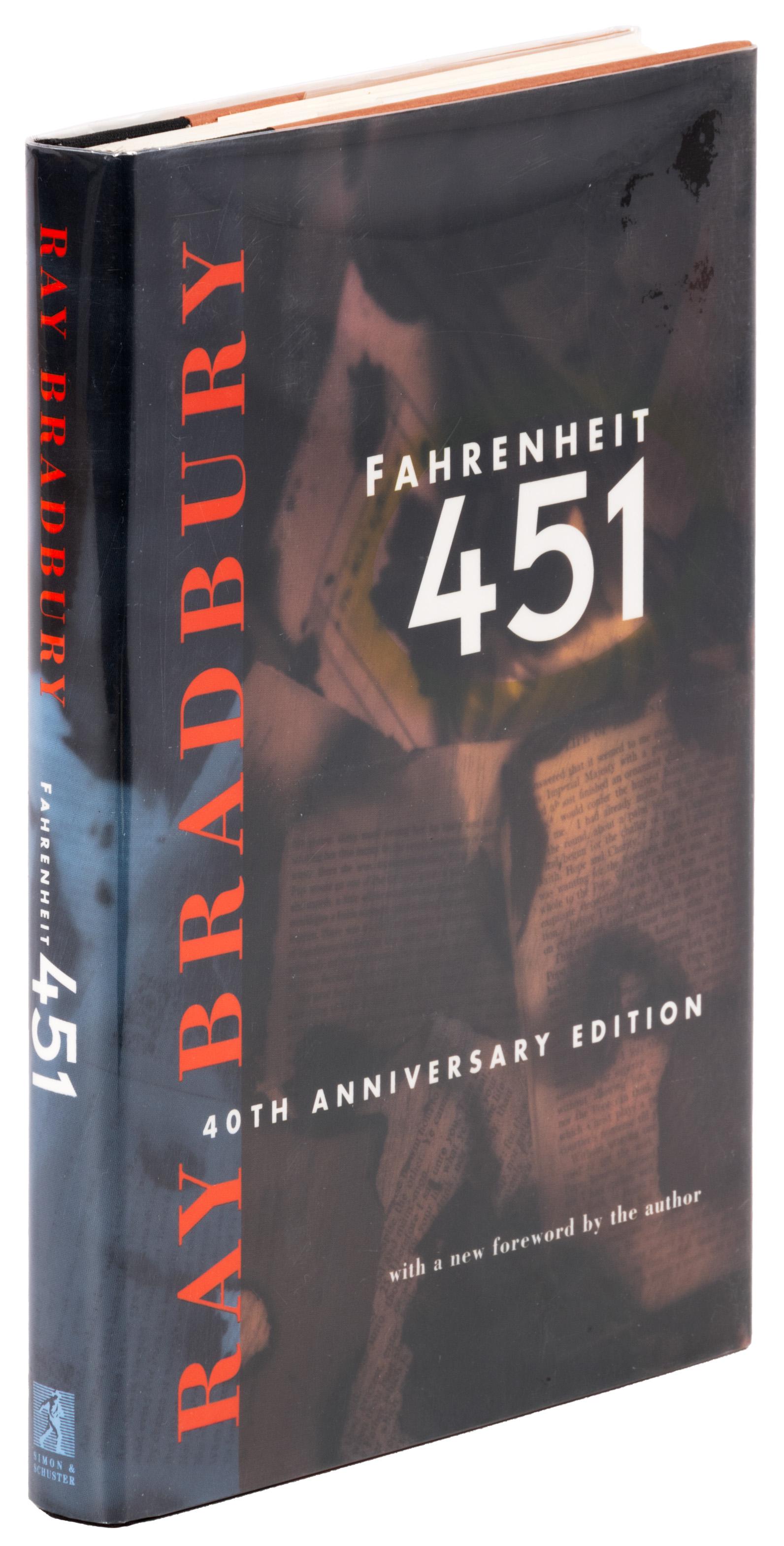 Fahrenheit 451: 40th Anniversary Edition signed (1 of 3)