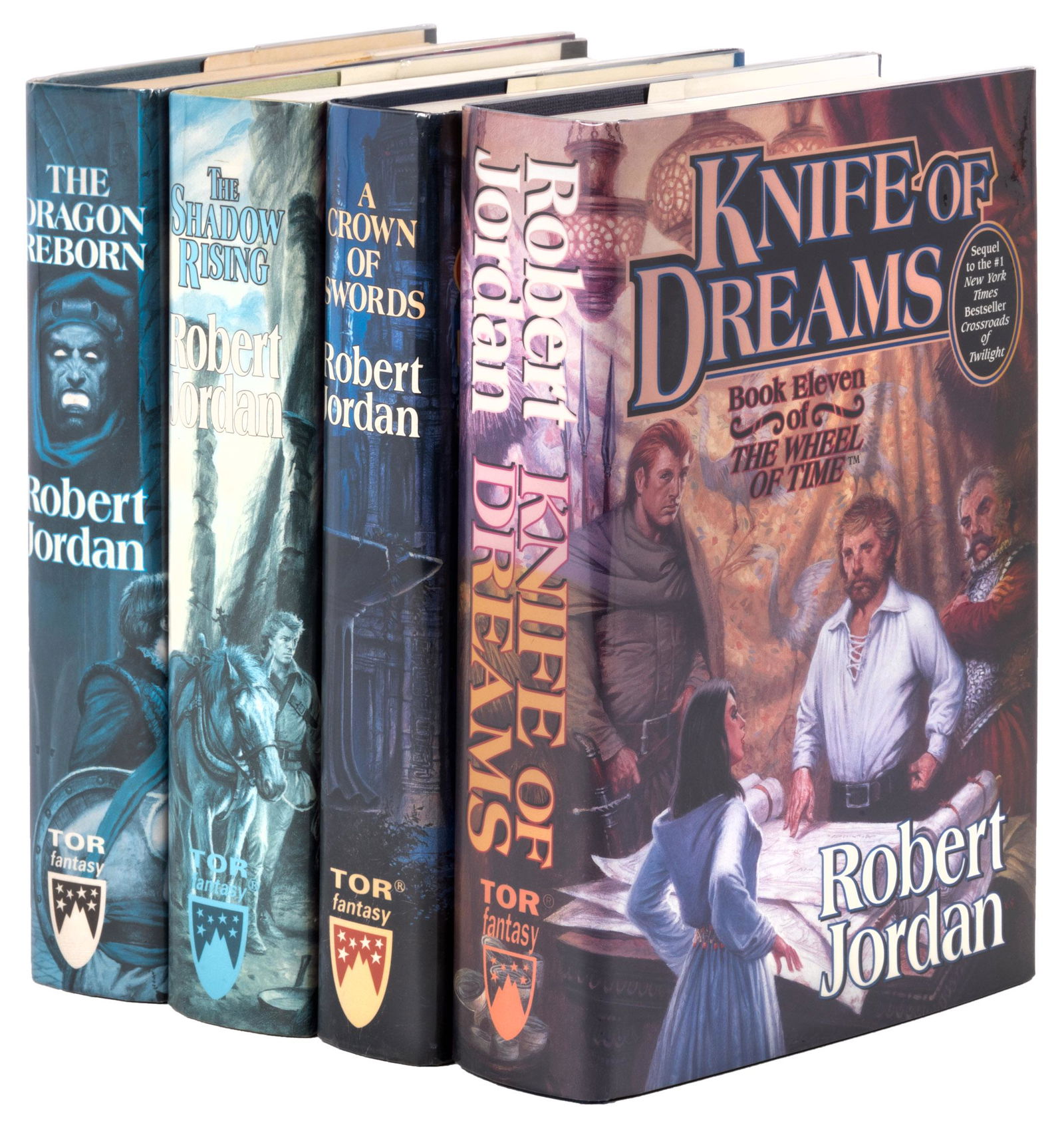 4 signed vols. from The Wheel of Time series (1 of 5)