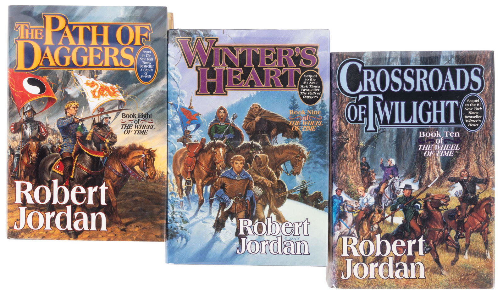 3 signed vol. of Robert Jordan's the Wheel of Time Series (1 of 1)