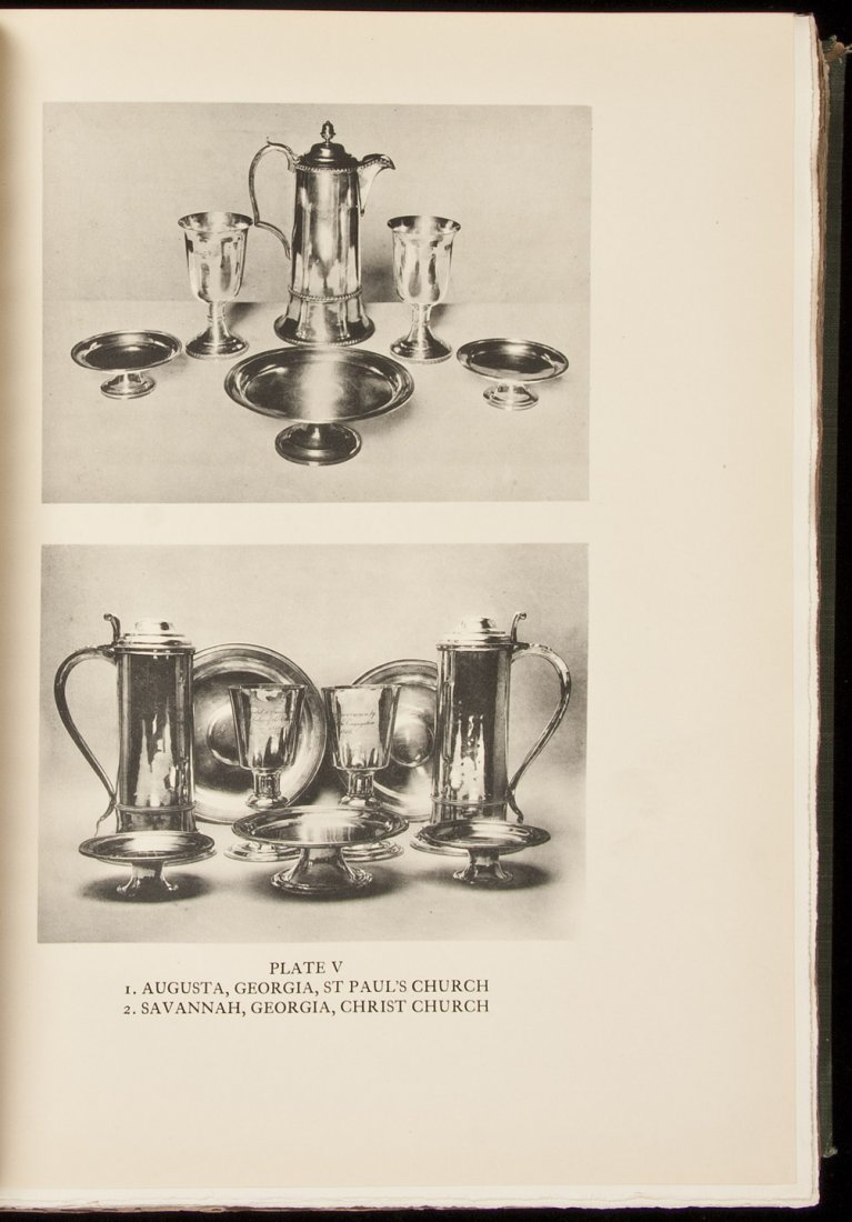 The Old Silver of American Churches Limted Edn: Title: The Old Silver of American Churches Author: Jones, E. Alfred Description: lxxxvii, 566 pp. 145 collotype plates, other in-text illustrations. (Thick folio) 38.5x28 cm. (15¼x11¼"), original gr