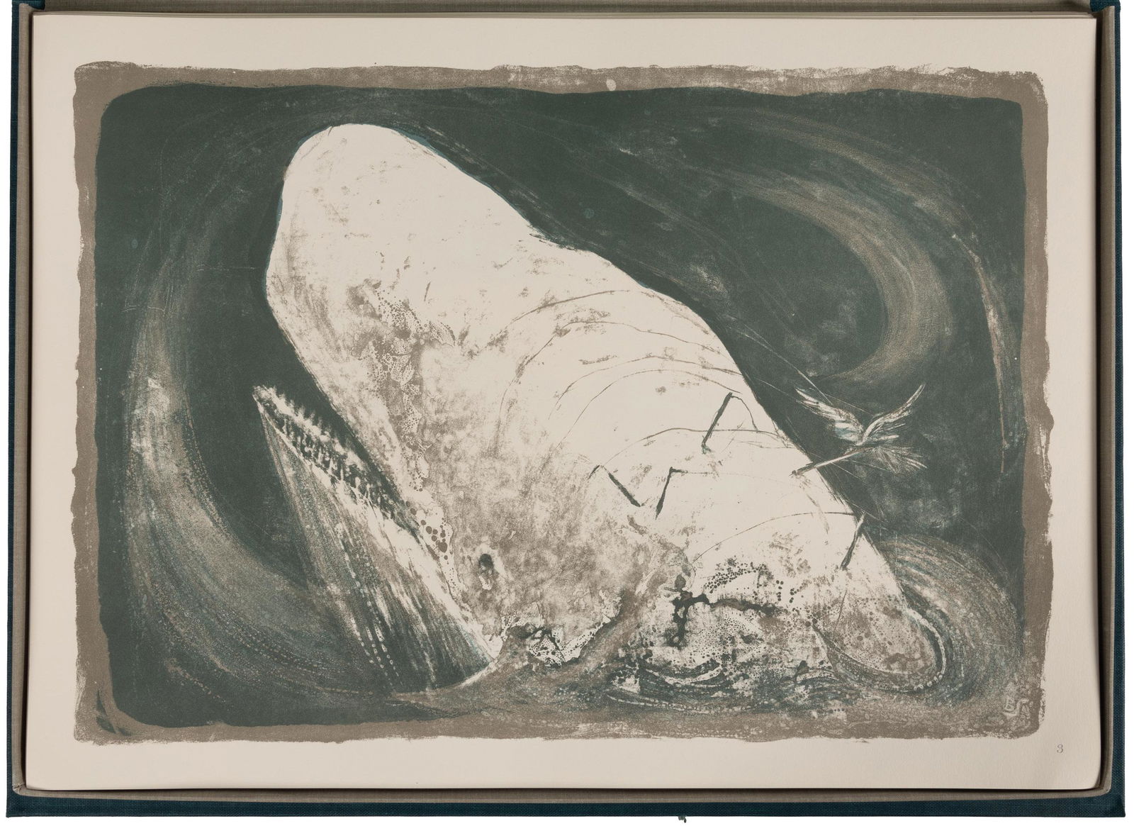 Benton Spruance's vision of Moby Dick: Heading: (Spruance, Benton, illustrator) Author: Thompson, Lawrance Title: Moby Dick: The Passion of Ahab Place Published: Barre, MA Publisher:Barre Publishers Date Published: 1968 Desc