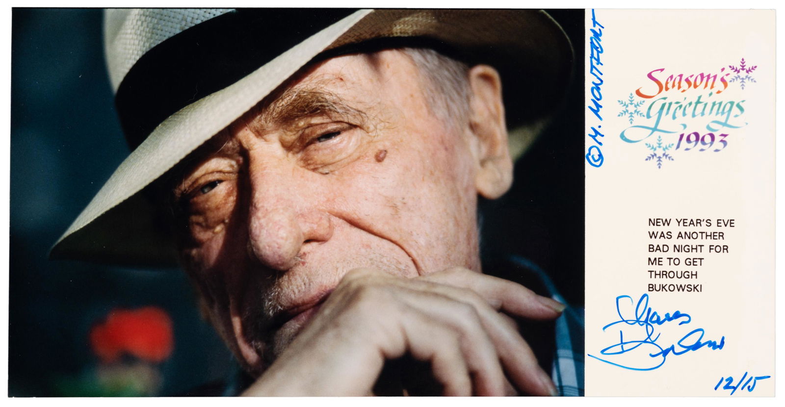 Signed holiday card from card from Buk & Montfort (1 of 2)