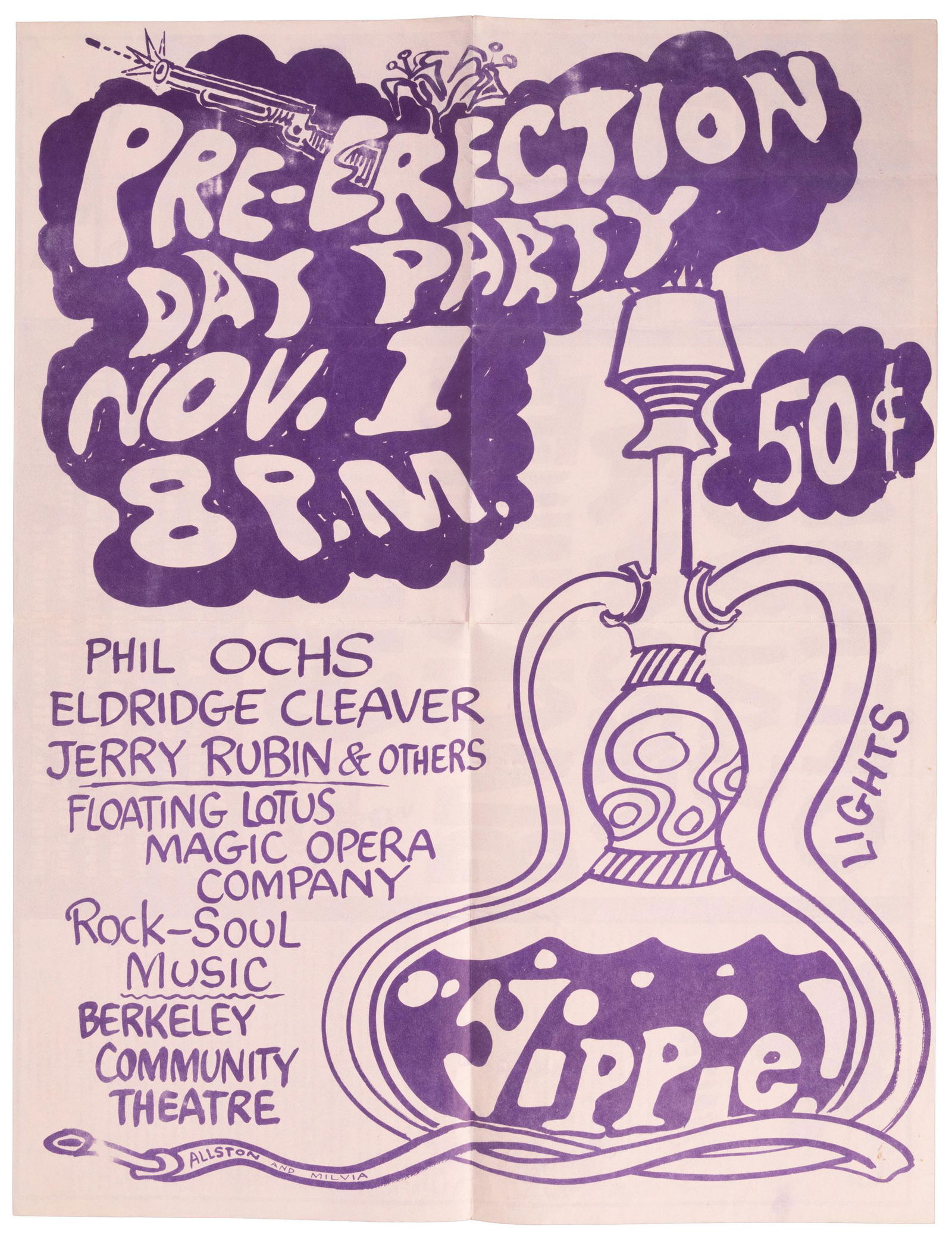 Rare Black Panthers/Yippies poster (1 of 2)