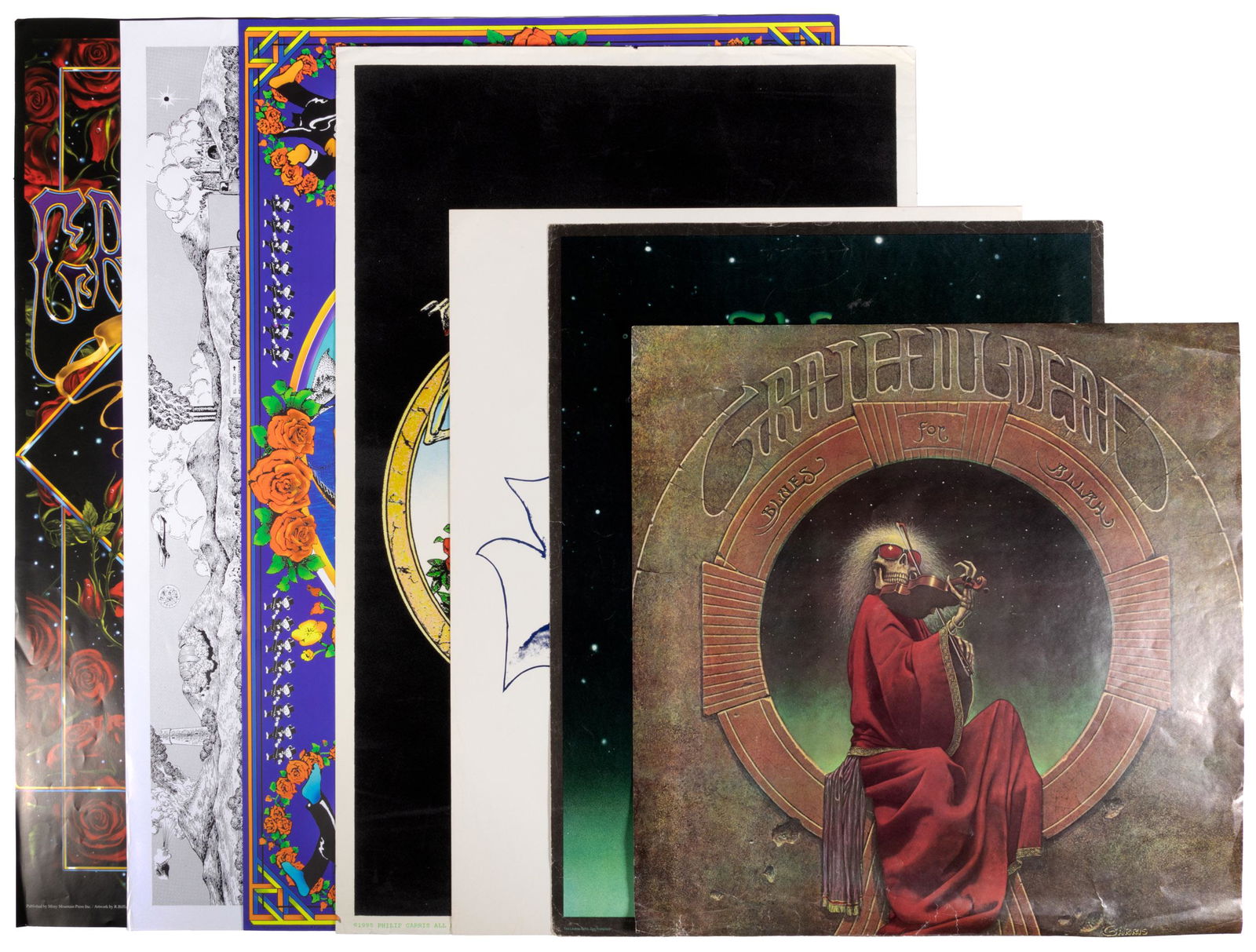 Seven Grateful Dead posters (1 of 15)