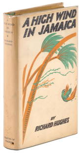 Richard Hughes, High Wind in Jamaica 1st U.K. trade ed.: Heading: Author: Hughes, Richard Title: A High Wind in Jamaica Place Published: London Publisher:Chatto & Windus Date Published: 1929 Description: Green cloth, jacket. Firs