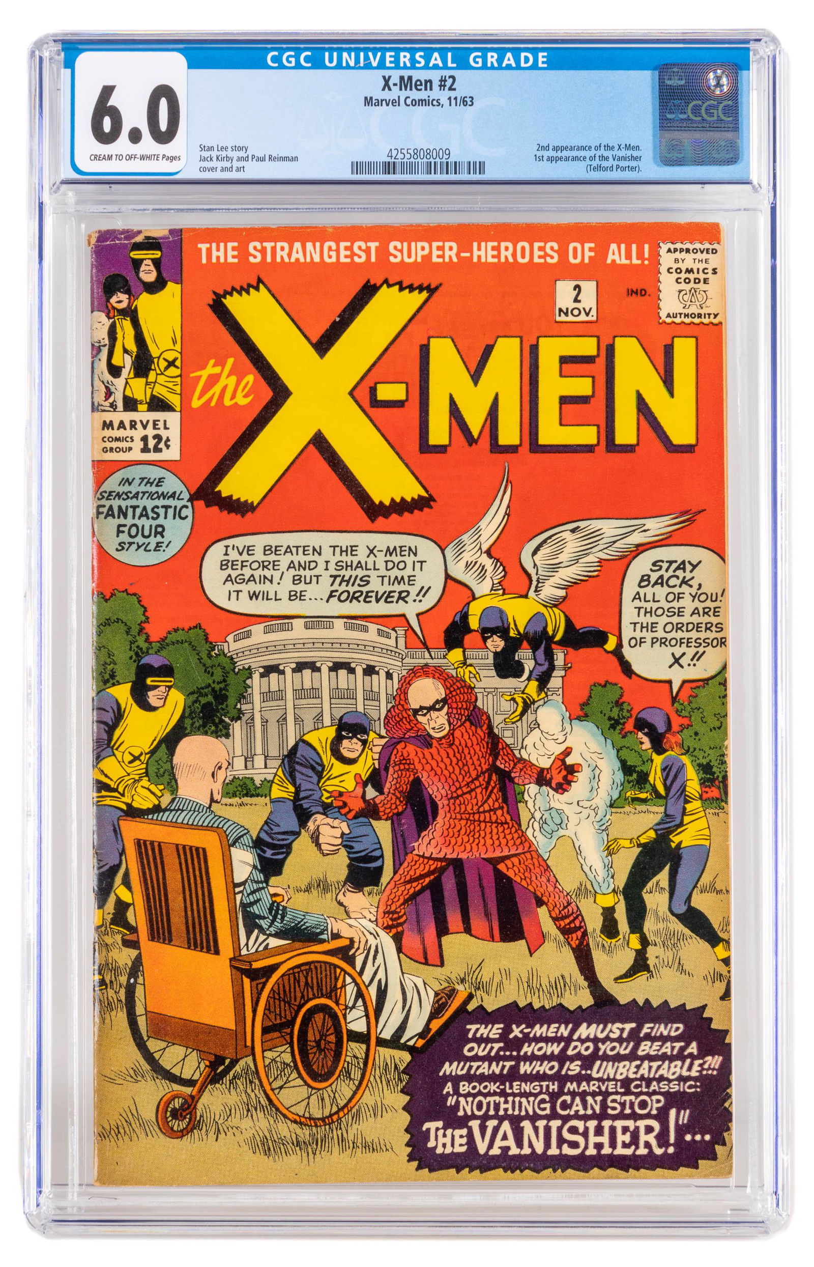 X-MEN #2 * CGC 6.0 * Versus the Vanisher (1 of 2)