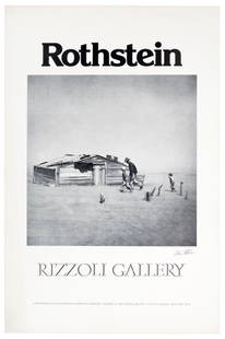 Signed by Arthur Rothstein: Heading: Author: Rothstein, Arthur Title: Rothstein / Rizzoli Gallery Place Published: New York Publisher:Rizzoli Gallery Date Published: 1980 Description: Offset-printed p