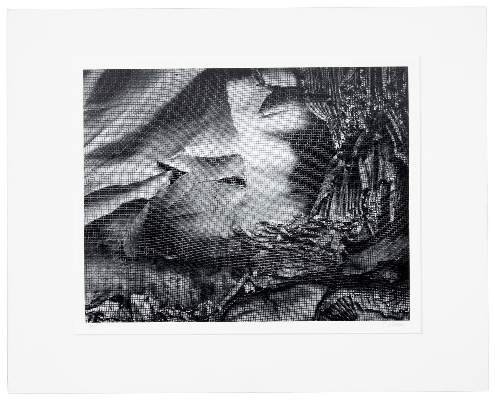 Signed by John Sexton, Beatty, Nevada, 1981: Heading: Author: Sexton, John Title: Untitled [Beatty, Nevada, 1981] Place Published: Carmel Valley, CA Publisher: Date Published: 1981; print: 1984 Description: Gelatin si